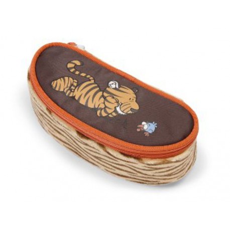 Estuche con gancho Tigre peluche/poliest