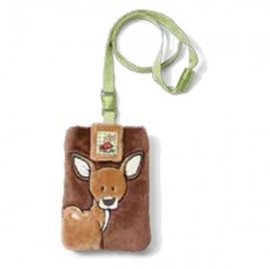 Estuche para celular Venado peluche café