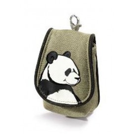 Estuche celular verde Panda