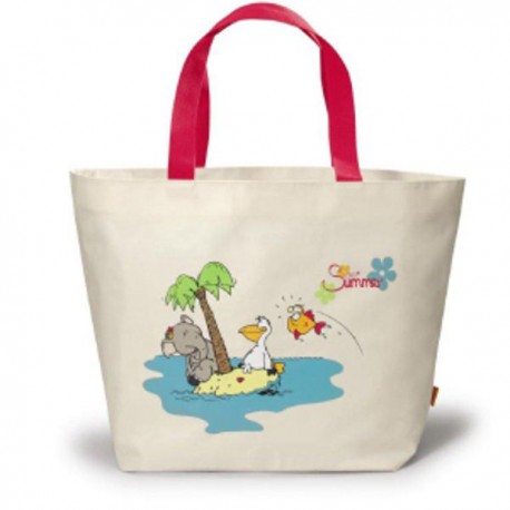 Bolsa para playa elefantita nylon 52x19x